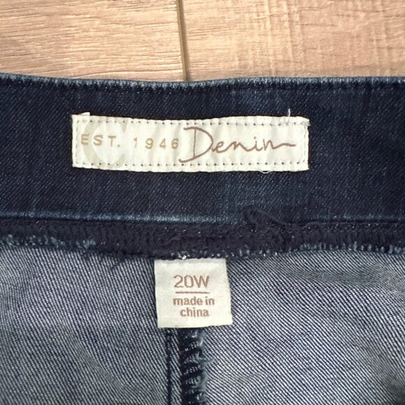 EST 1946 DENIM WOMENS 20W DENIM SKIRT - Picture 4 of 6